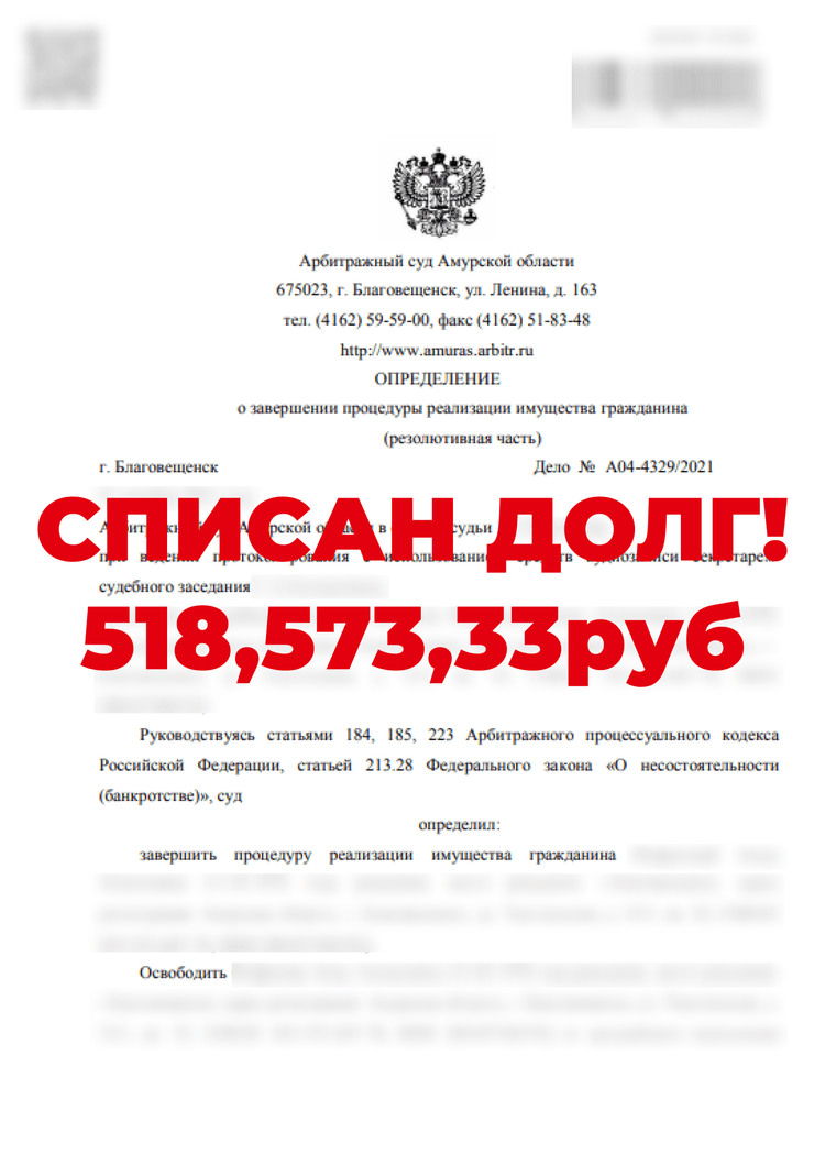 Юридические услуги и списание долгов | Налегке | 45