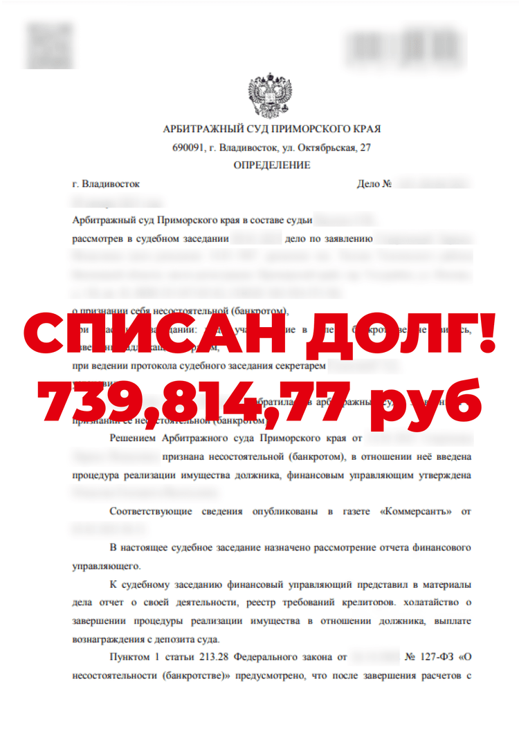 Юридические услуги и списание долгов | Налегке | 17
